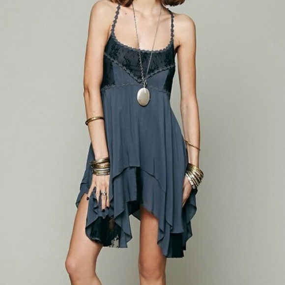 Free People Dresses & Skirts - Free  People Pieced Lace Slip